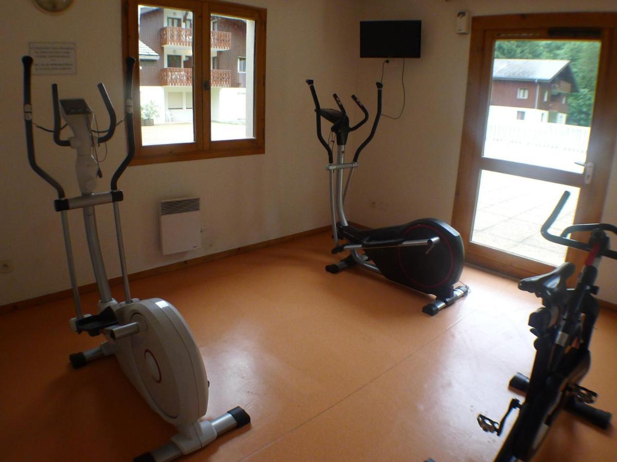 Studio Mansarde Avec Balcon, Piscine Et Parking Souterrain A Samoens - Fr-1-629-92 ภายนอก รูปภาพ